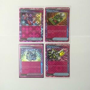 Set of 4 ACE SPEC Trainer Pokémon Cards NM